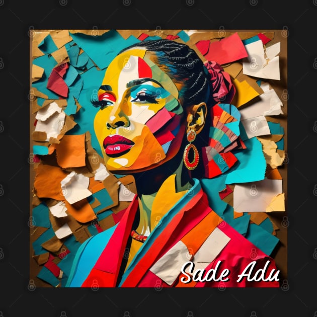 Sade Adu // Paper Art by Otmr Draws