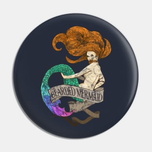 The Bearded Mermaid Pin