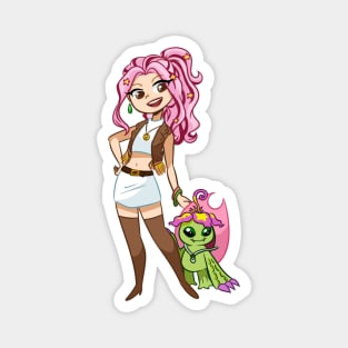 Mimi & Palmon Magnet