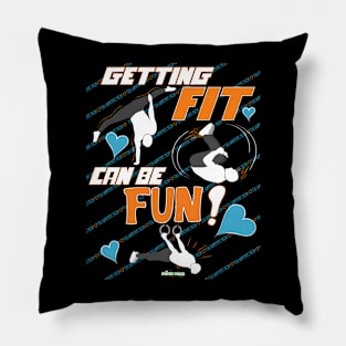 Fitness can be fun! Pillow