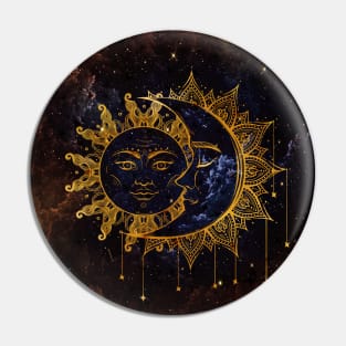 Sun and moon Pin