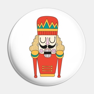 Nutcracker Illustration Pin