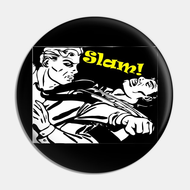 Slugfest Pin by DeeBeeDesigns