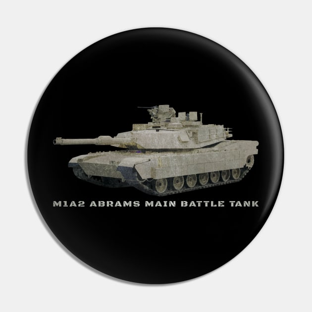 M1A2 Abrams Main Battle Tank Pin by Battlefields