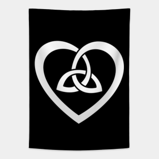 Triquetra Tapestries Teepublic The triquetra has something in common with triple moon this symbol, like the triquetra, has roots in celtic history. triquetra tapestries teepublic