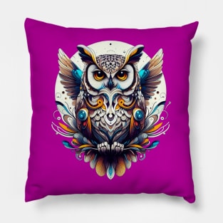 Spectacular owl design Pillow