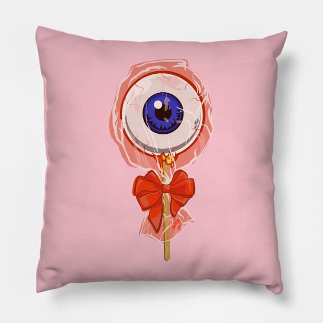 Eyeball Lollipop Pillow by StudioPM71