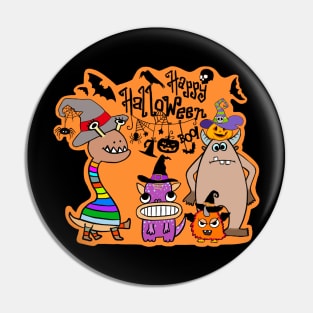 Happy Halloween Monsters! Pin