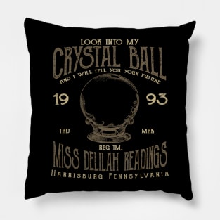 Crystal Ball Reading Your Future Pillow