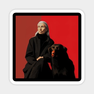 Jane Goodall Magnet