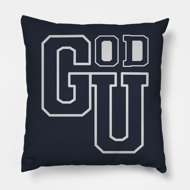 GodU (Godolkin U) Pillow by splode