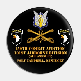 7th Sqn 17th Cav - 159th AVN - 101st ABN Div Ft Campbell KY Pin