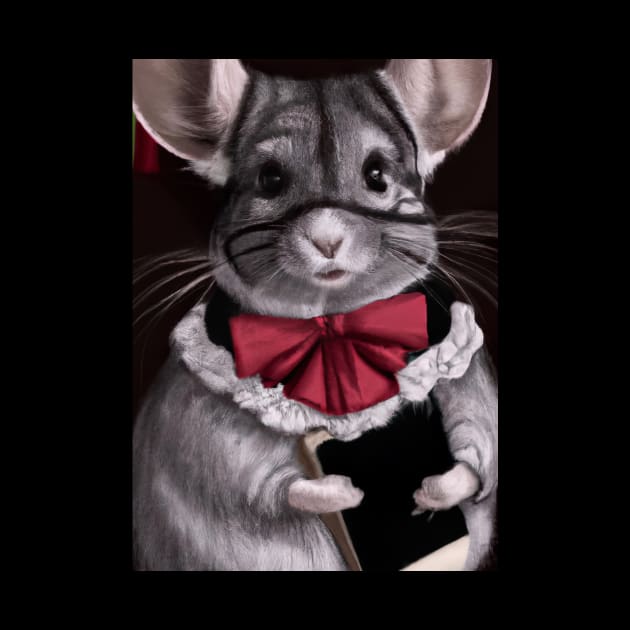 Librarian Chinchilla by maxcode