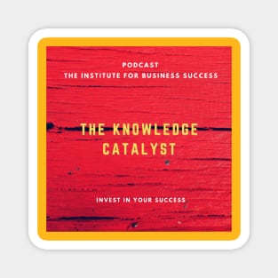 Red Podcast Cover Design Magnet