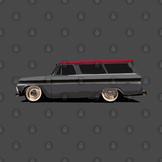 1965 Chevy Suburban Carryall - stylized by mal_photography