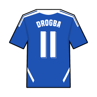 Drogba Chelsea 11/12 UCL Winner Jersey T-Shirt