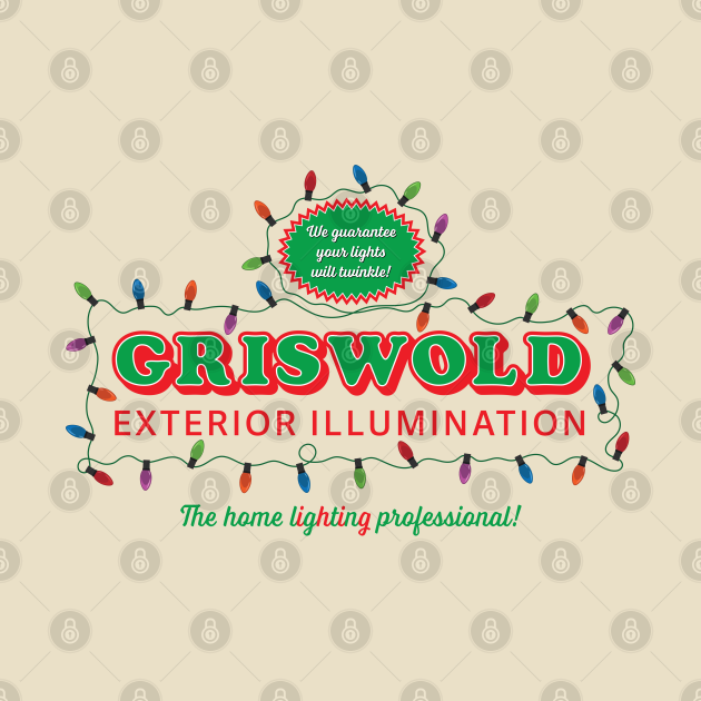Griswold Exterior Illumination - National Lampoon Christmas Vacation - T-Shirt | TeePublic