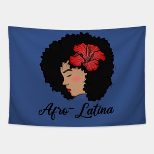 Pride Latina Afro Queen hispanic columbian gift idea present Tapestry