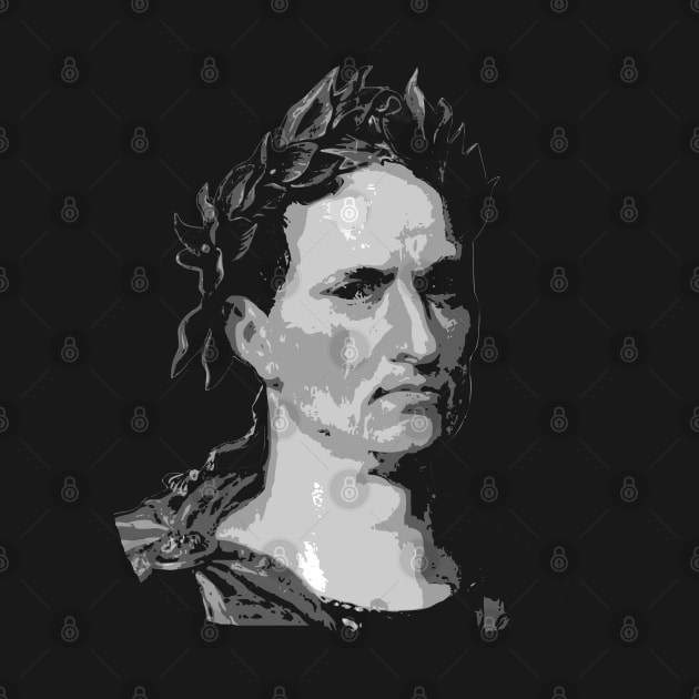 Julius Caesar Black and White by Nerd_art