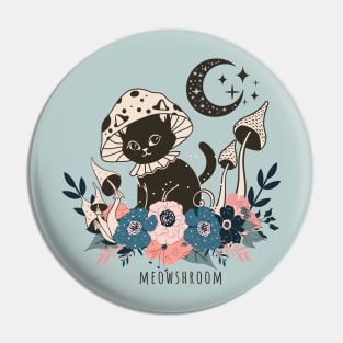 Meowshroom Pin