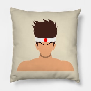 Joe Higashi Vector Pillow