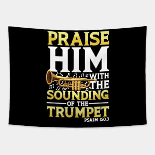 Praise Him With the Sounding of the Trumpet Tapestry