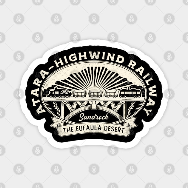 Eufaula Desert Railway Crest Magnet by Lagelantee