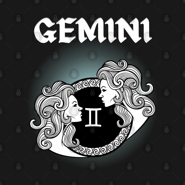 Gemini Twins Gothic Style by MysticZodiac