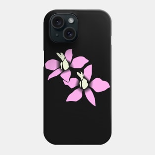 pink flowers, blooms, nature, garden, giftidea Phone Case