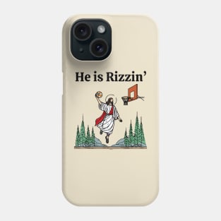 He is rizzin Phone Case