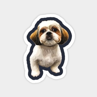 Shih Tzu Puppy Dog Magnet