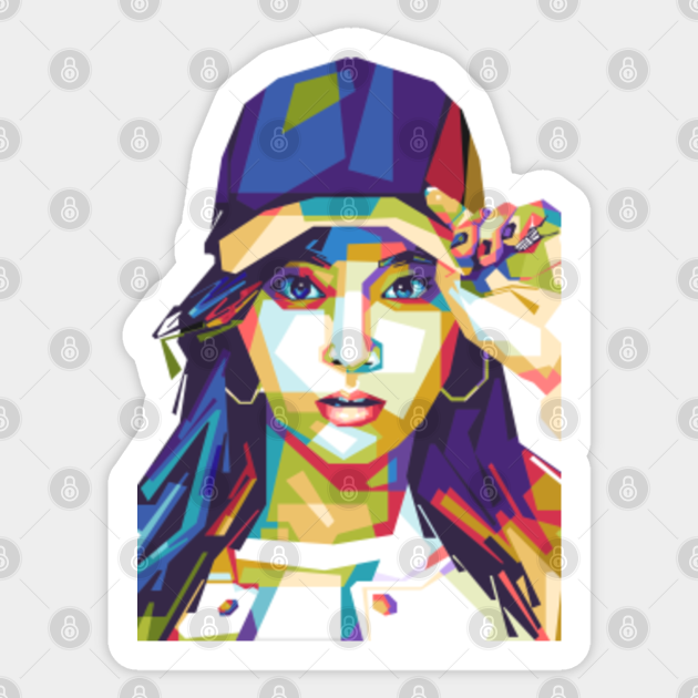 Tzuyu Twice Twice Sticker Teepublic Tzuyu Twice Twice Sticker Teepublic