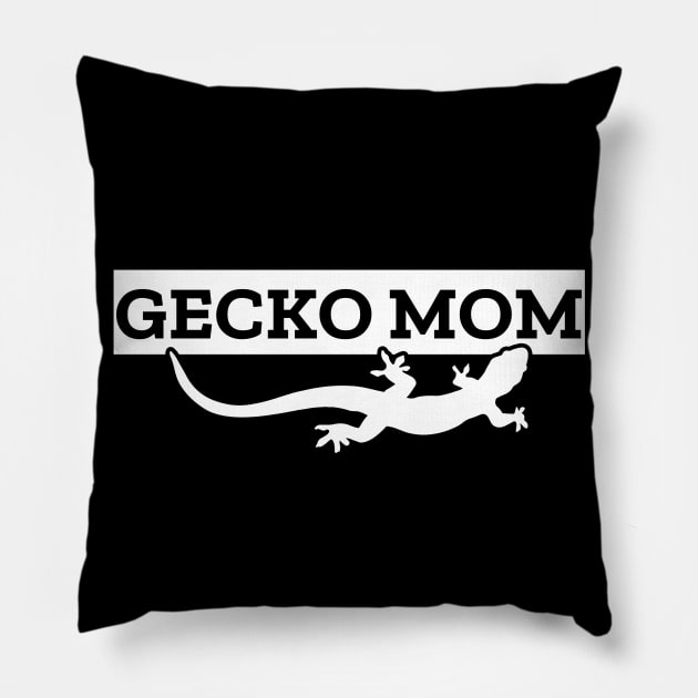 Gecko Mom Pillow by LunaMay