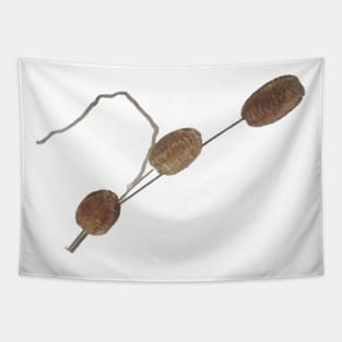 abstract antique floral artwork Tapestry