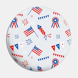 American Independence Day Pin