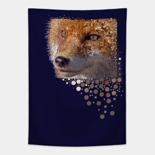 Fox pointillism Tapestry