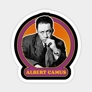 Albert Camus // Retro Fan Art Design Magnet