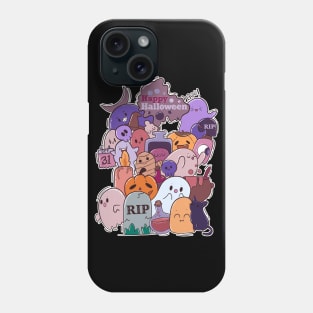 Happy Halloween Cute Kawaii Doodle Party Phone Case