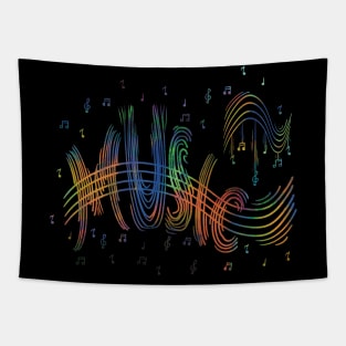 Music lovers inspirational art Tapestry