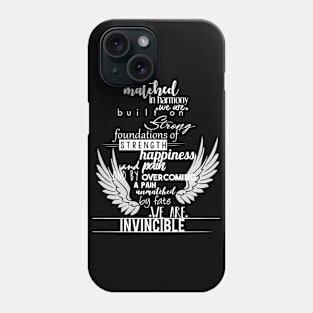 Matched Typography Poem (Alternate) Phone Case