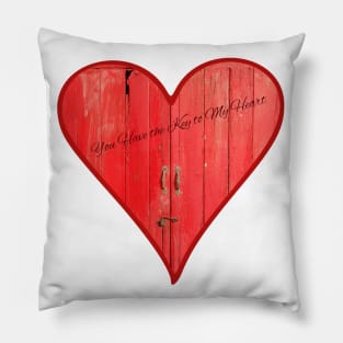 You Hold the Key to My Heart! Pillow