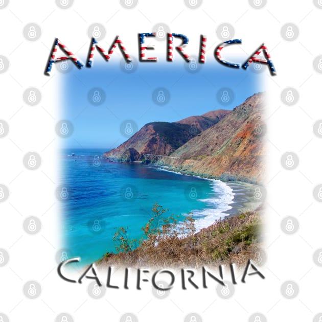 America - California - Big Sur by TouristMerch