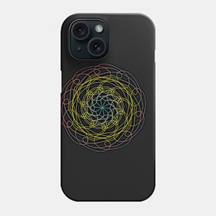 Pansexual Pride Spirograph Phone Case