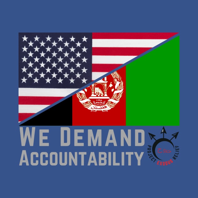 PER 53 grey text (BACK) DEMAND ACCOUNTABILITY by Pro Exodus Relief 