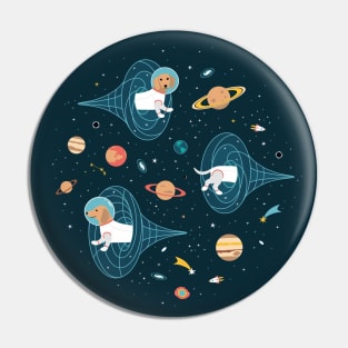 Dachshunds Space Travellers Pin