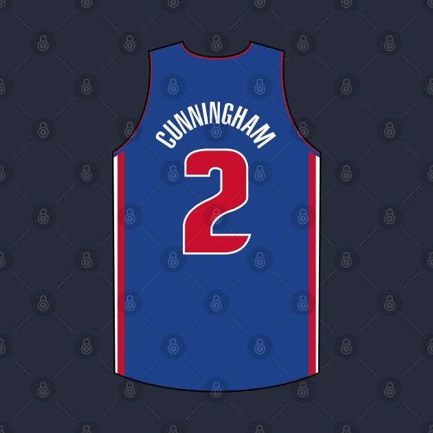 Cade Cunningham Detroit Jersey Qiangy by qiangdade