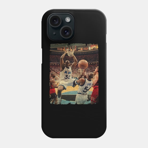 Shaquille O'Neal, Jump Phone Case by Wendyshopart