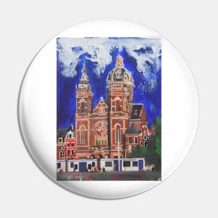 Amsterdam, St Nikolaas Church Pin