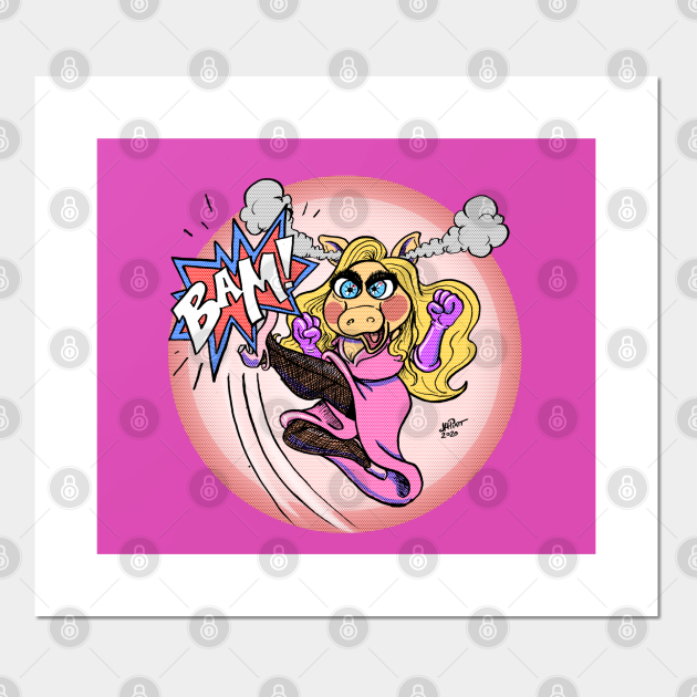 Angry Comic Book Piggy - Miss Piggy - Posters and Art Prints | TeePublic Angry Comic Book Piggy - Miss Piggy - Posters and Art Prints | TeePublic