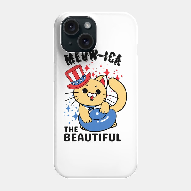 Meowica the beautiful Phone Case by monicasareen